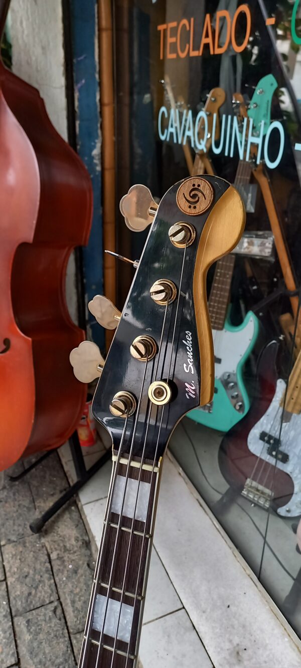 LUTHIER M.SANCHES - 4 cordas (Preto) - Imagem 4