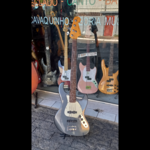 GIANNINI JAM BASS - 4 cordas (Cinza)